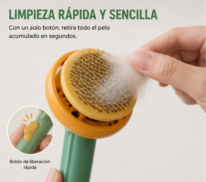 Cepillo Peine Removedor de Pelo de Gato y Perro